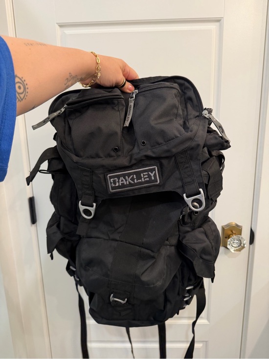 Oakley Other - Oakley Black Military-Style Backpack with Multiple Pockets kitchen sink style